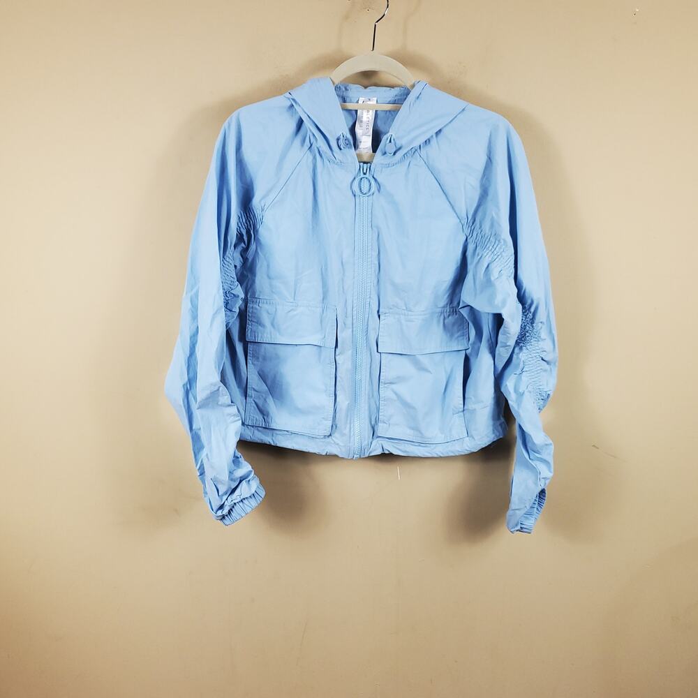Fabletics Norah Track Jacket in Light Blue Size XS